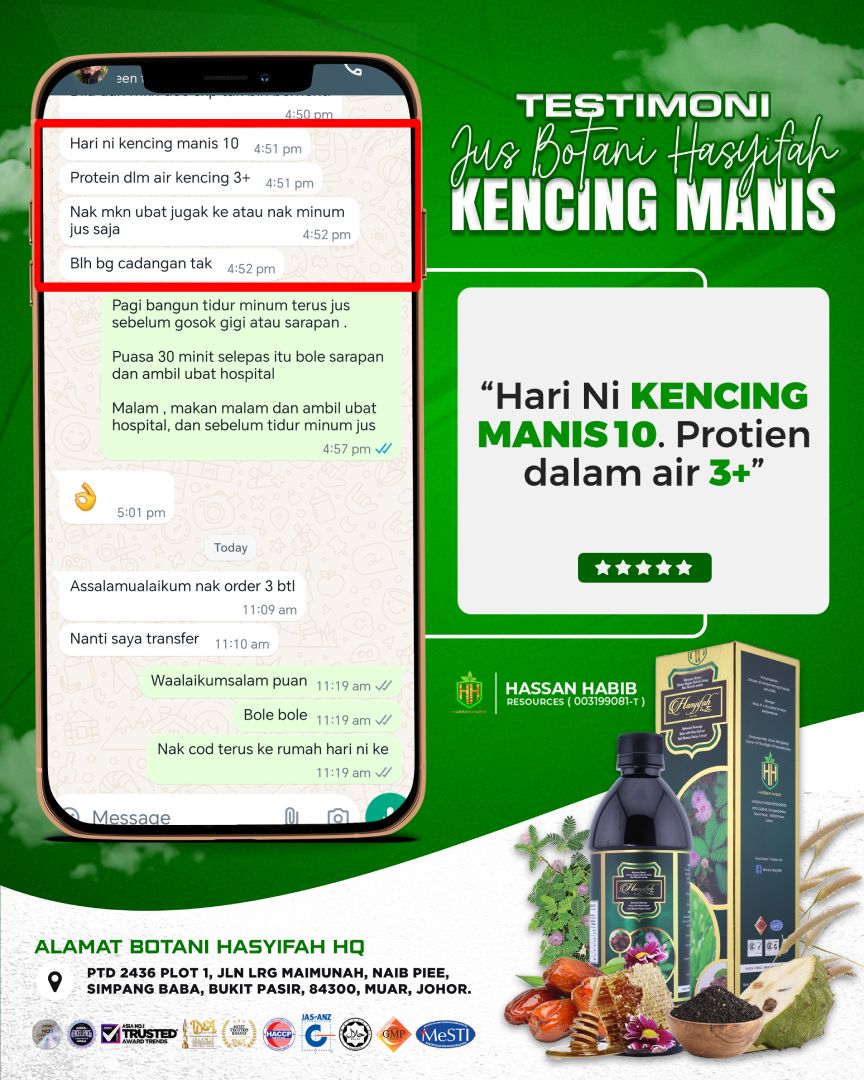 TESTIMONI kencing manis - BOTANI HASYIFAH (2)